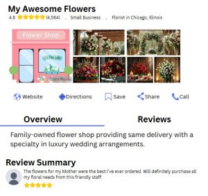 Sample Google Business Profile